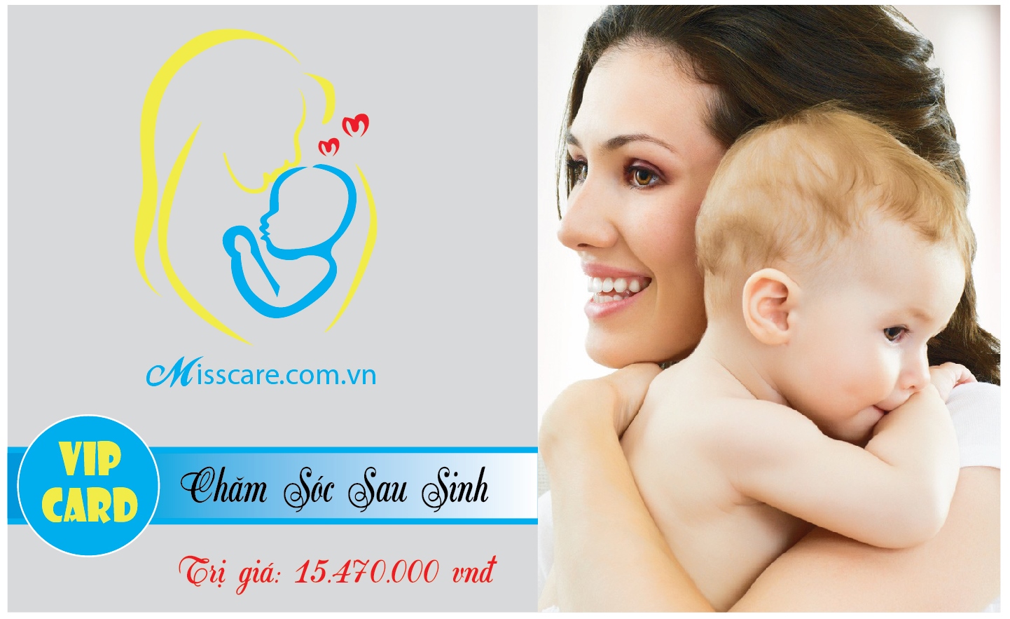 ƯU ĐÃI THẺ VÍP CHĂM SÓC SAU SINH HÀNG THÁNG TẠI MISS CARE